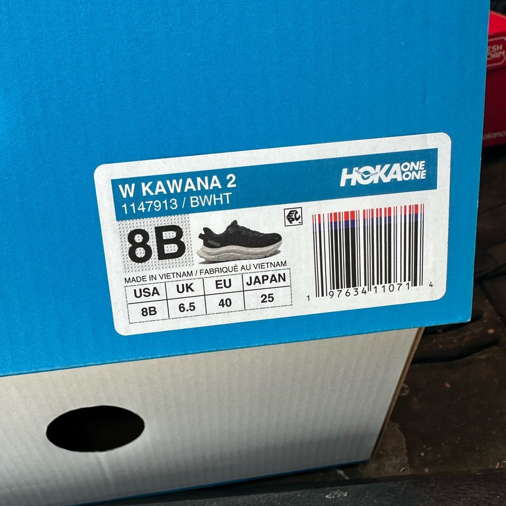 Hoka Kawana Women’s Running Shoes - Black/White - Picture 4 of 4